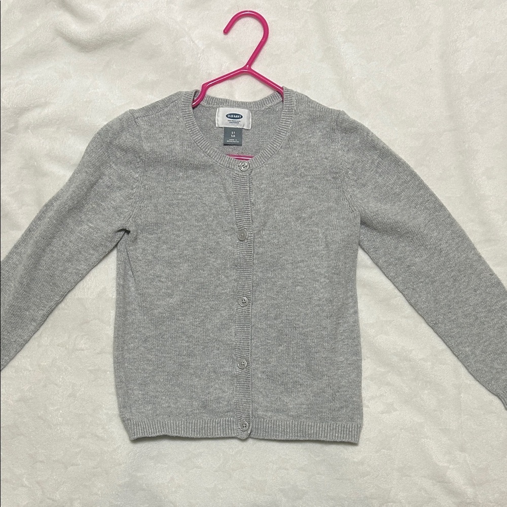 Old Navy Heather Gray Knit Sweater